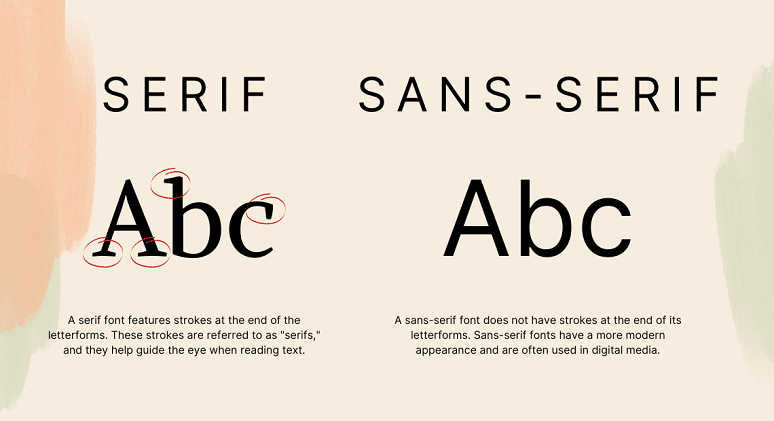 Serif Fonts