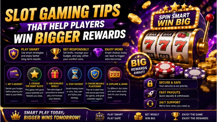 Slot Gaming Tips That Help Players Win Bigger Rewards